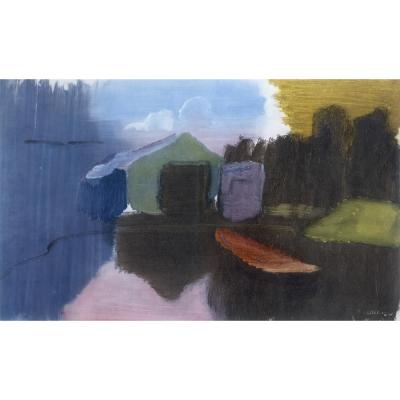 Ivon Hitchens - The Boathouse - Early Morning